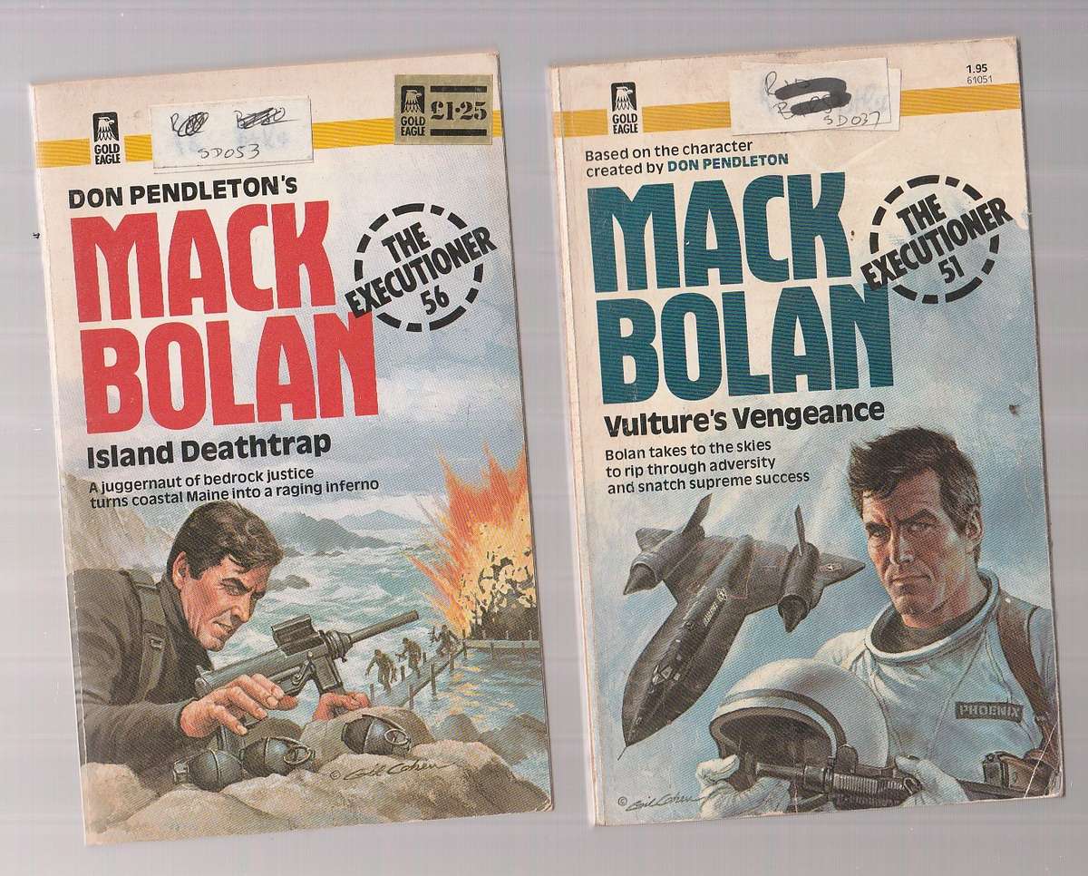 Mack Bolan / Executioner lot of 10 books - See description for Details
