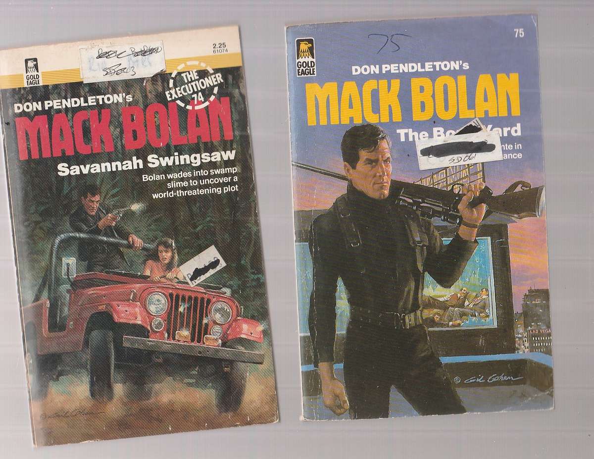 Mack Bolan / Executioner lot of 10 books - See description for Details