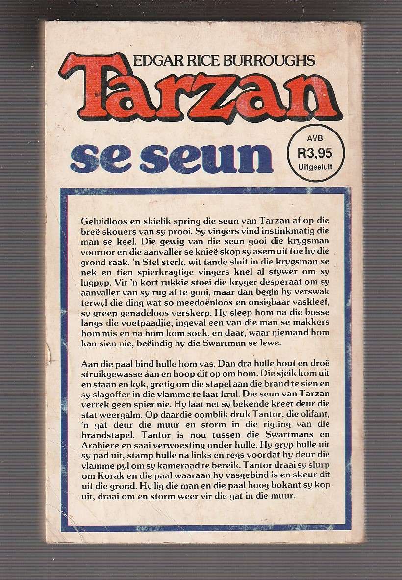Tarzan se Seun - ER Burroughs - Tarzan nr 4