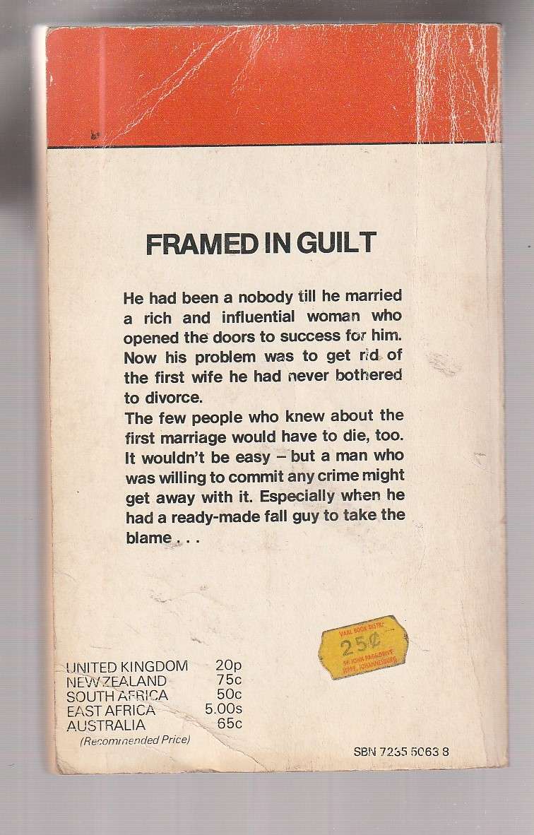 Framed in Guilt - Day Keene - A Triphammer crime thriller