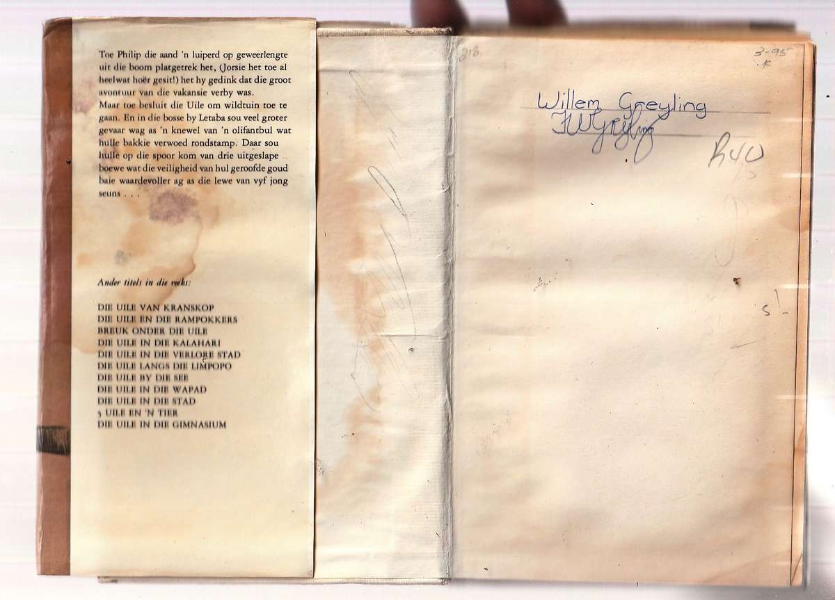 Die Uile in die Wildtuin - Cor Dirks - Uile reeks