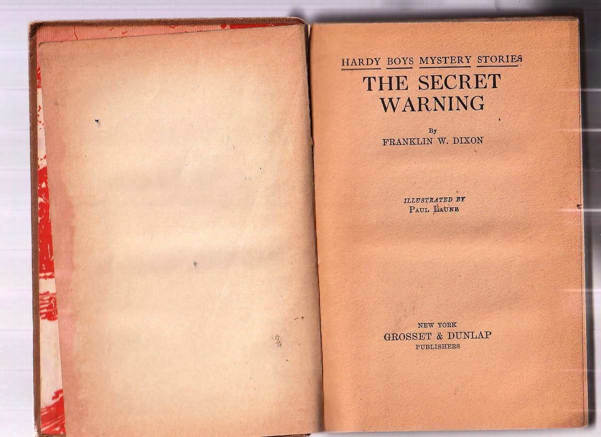 The Secret Warning - Franklin W Dixon - Hardy Boys Adventure