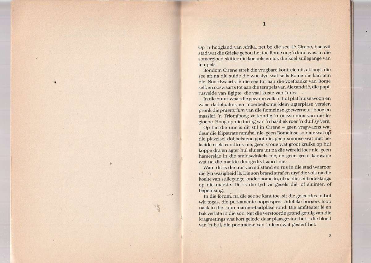 Man van Cirene - FA Venter - Verhaal van Christus se aanslag op die heidense wereld