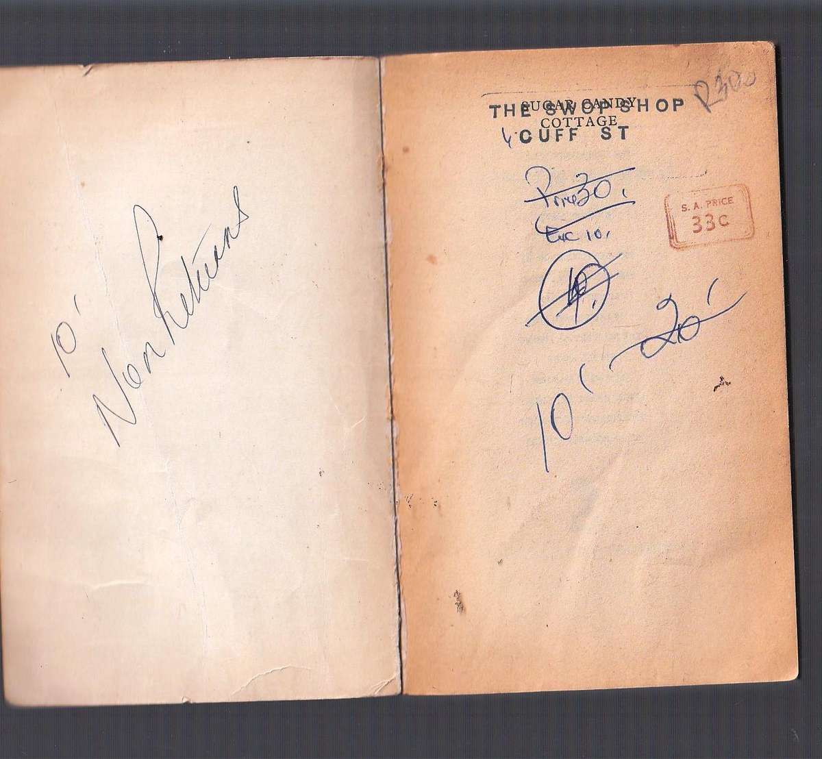 Suger candy Cottage - Elizabeth Cadell - hodder romance