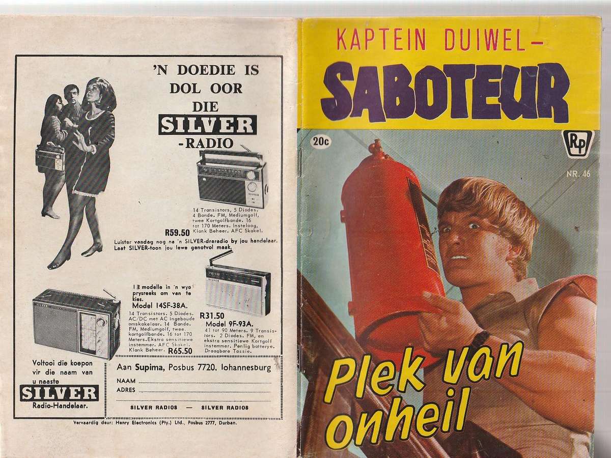 Kaptein Duiwel Saboteur nr 46  - Fotoverhaal - Photocomic - Photo story - Fotoboek