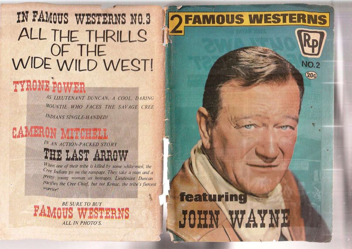 Famous Westerns 2  - Fotoverhaal - Photocomic - Photo story - Fotoboek (WITH JOHN WAYNE)