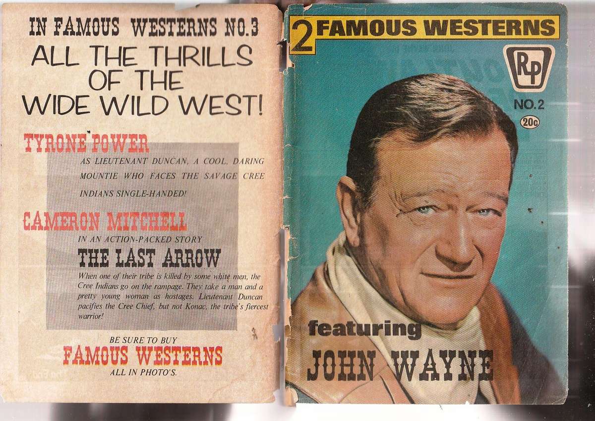 Famous Westerns 2  - Fotoverhaal - Photocomic - Photo story - Fotoboek (WITH JOHN WAYNE)