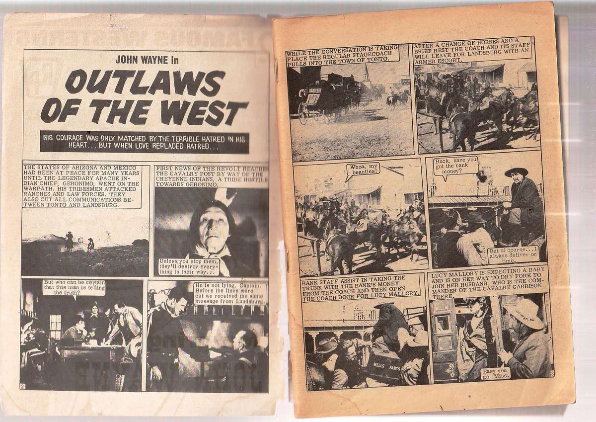 Famous Westerns 2  - Fotoverhaal - Photocomic - Photo story - Fotoboek (WITH JOHN WAYNE)