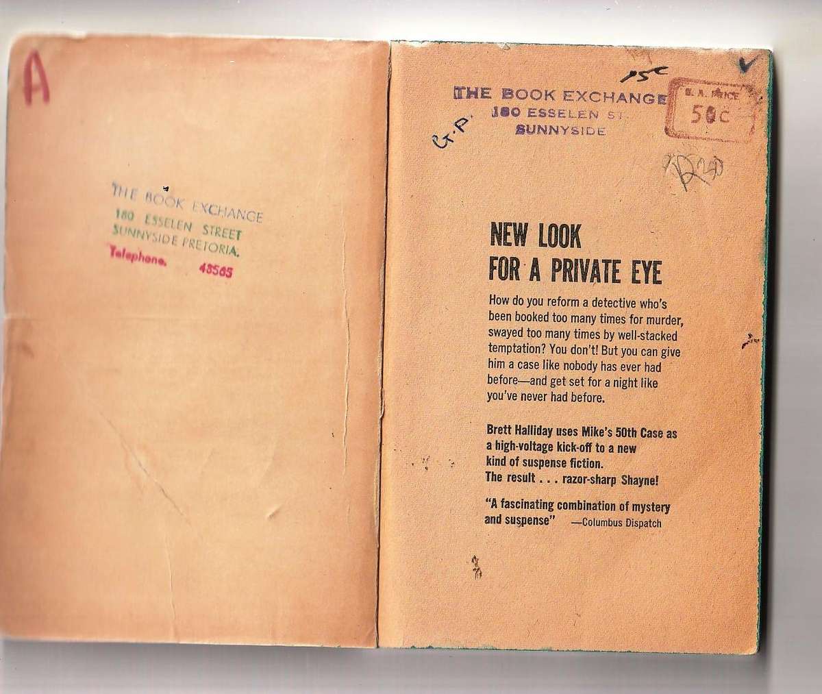 Mike Shaynes's 50th case - Brett Halliday - Mike Shayne crime series