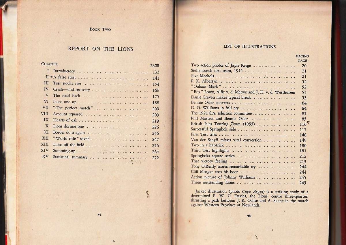 Gaints of South African Rugby - AC Parker - (1950') - for collectors of rugby books