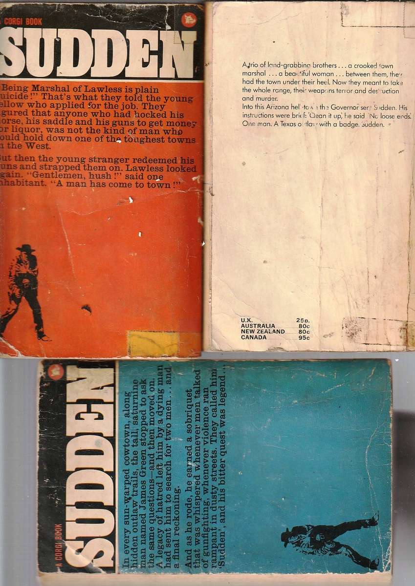 Lot of 15 Westerns - The complete SUDDEN series by Oliver Strange and Fredrick H Christian