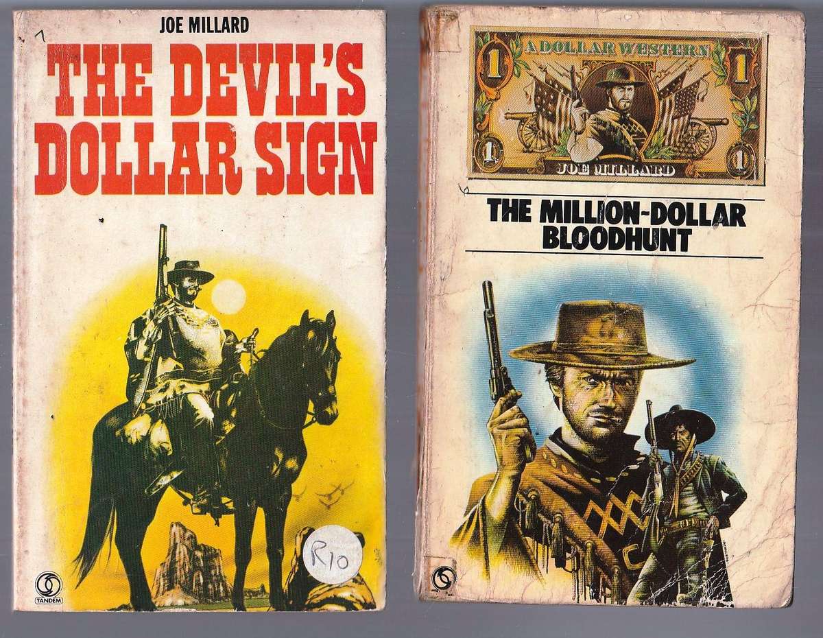 Lot of 10 DOLLAR Westerns - Joe Millard EA - Youve seen the movies here is the books