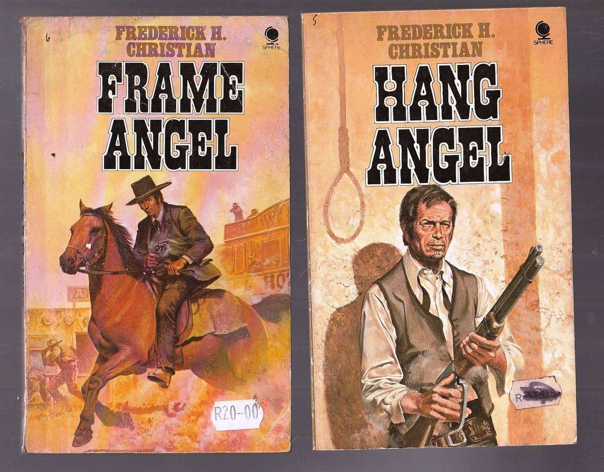 Lot of 9 ANGEL Westerns by Frederick H Christian - The Full set