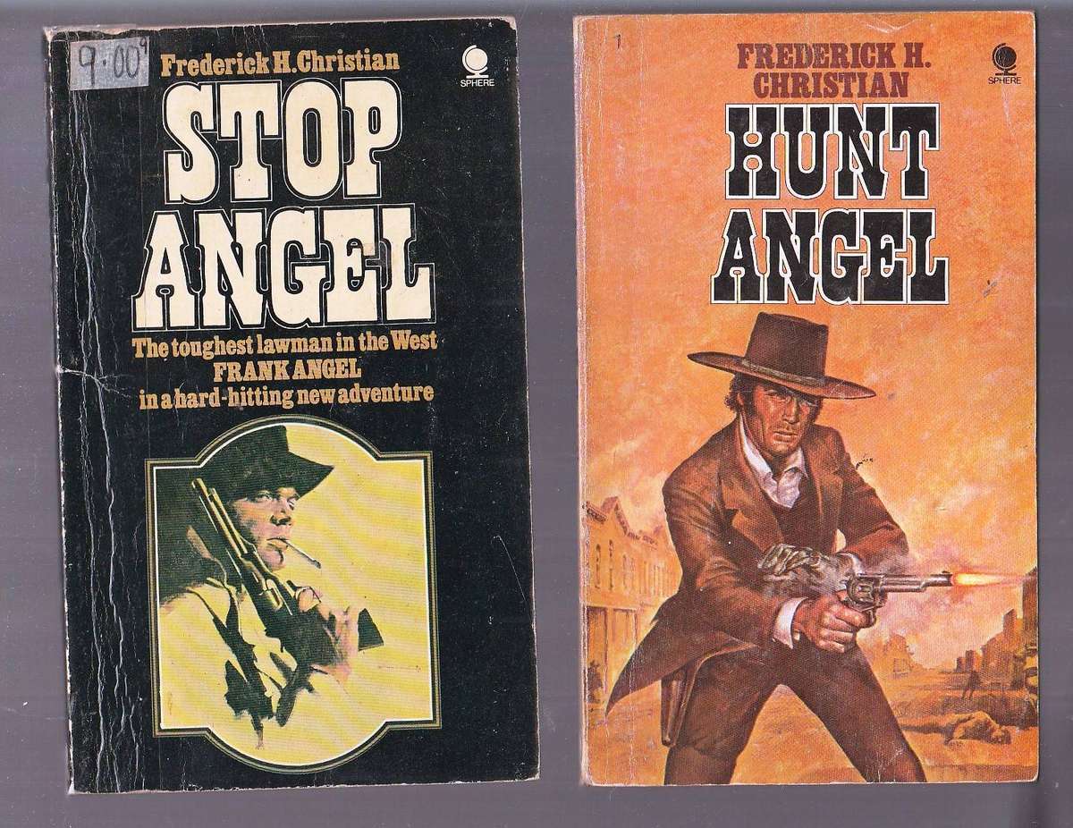 Lot of 9 ANGEL Westerns by Frederick H Christian - The Full set