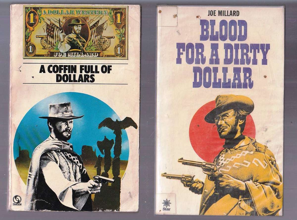 Lot of 10 DOLLAR Westerns - Joe Millard EA - Youve seen the movies here is the books