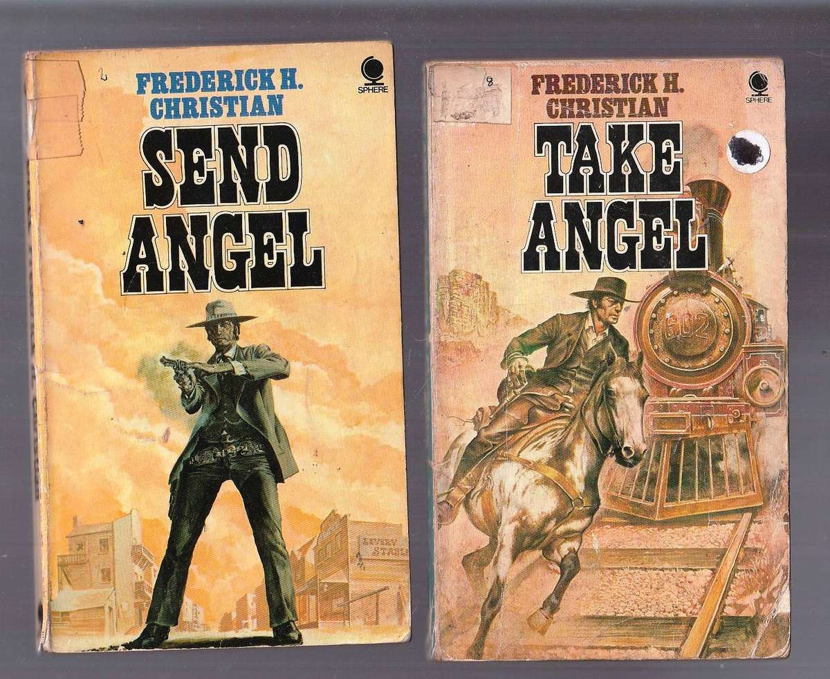 Lot of 9 ANGEL Westerns by Frederick H Christian - The Full set