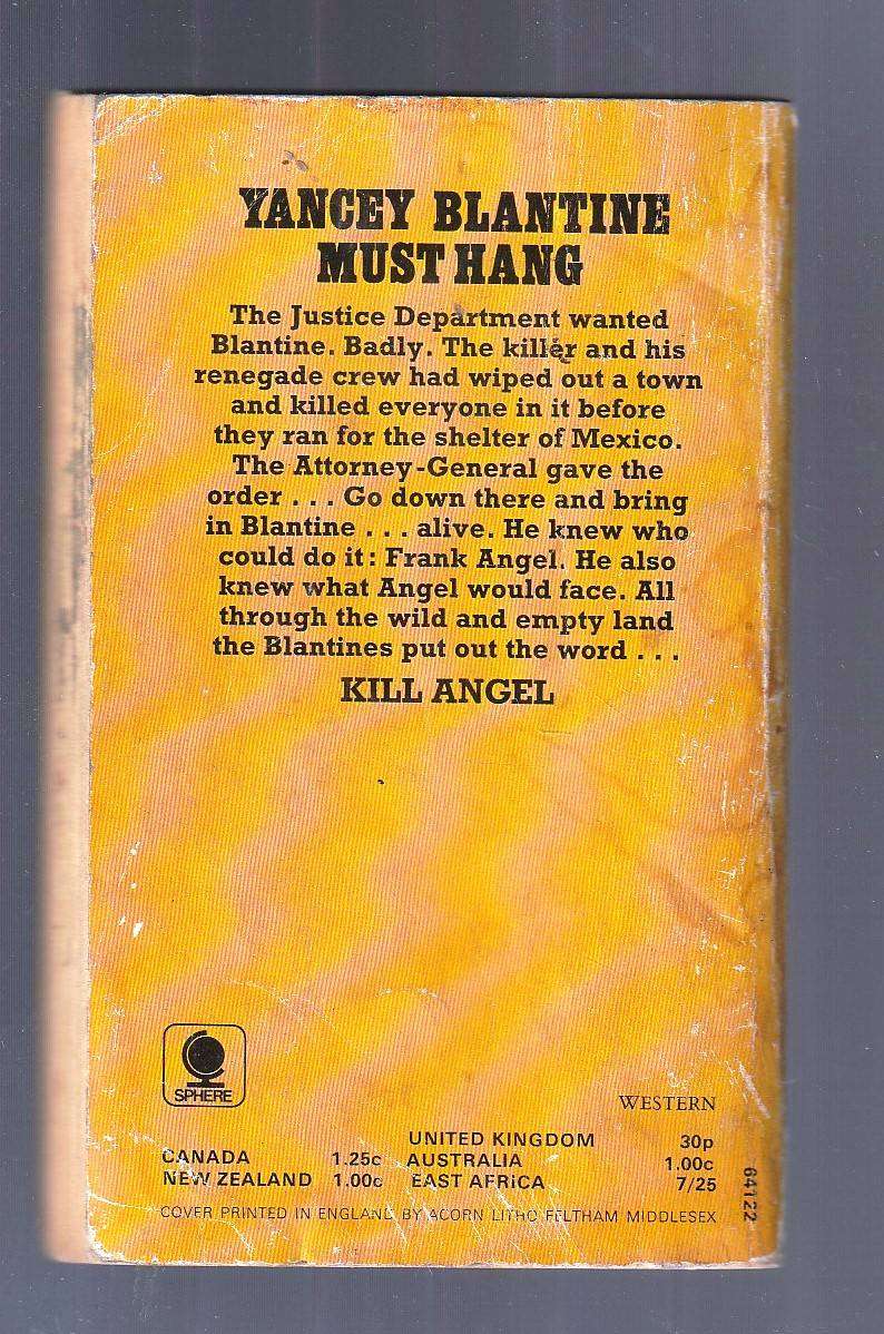 Lot of 9 ANGEL Westerns by Frederick H Christian - The Full set