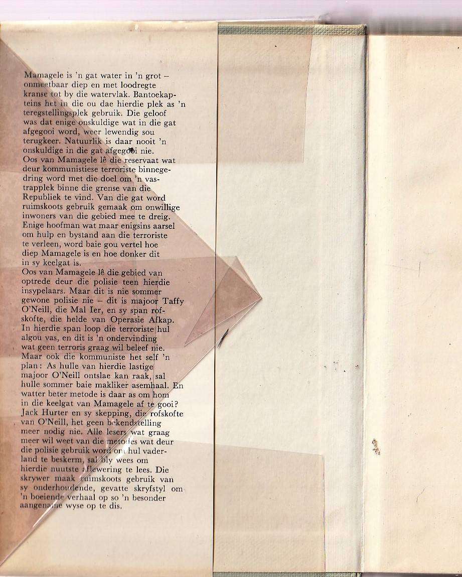 Oos van Mamagele - Jack Hurter - n Taffy O'Neill avontuur