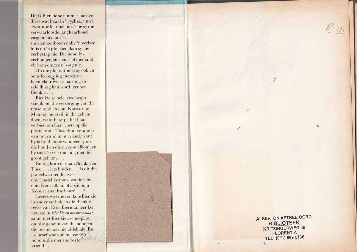 Bienkie en die Boemelaar - Ettie Bierman - Bienkie reeks vir Meisies