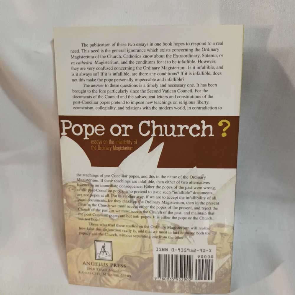 The Ordinary Magisterium of the Catholic Church. Rev CR Berthod. Religious book