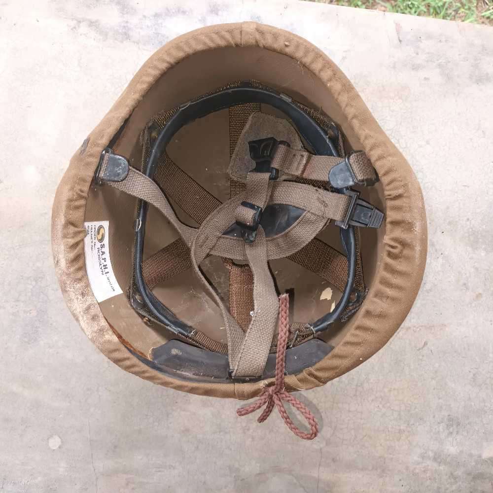 Gromston Kevlar Mos dop/ staal dak / helmet