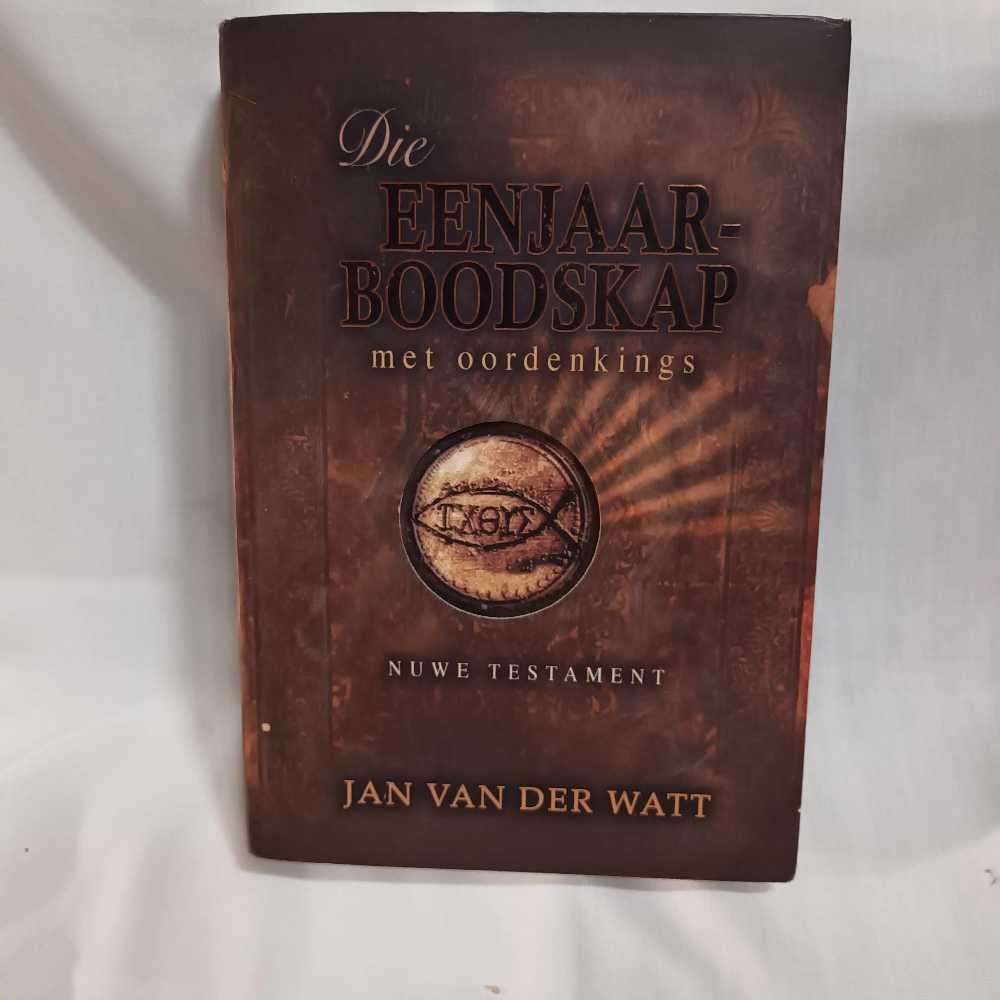Die Eenjaar-boodskap met oordenking. Christian book