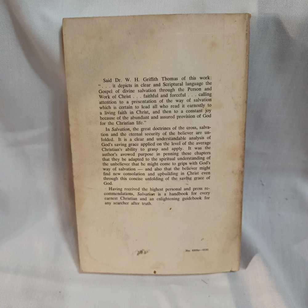 Salvation. A clear Doctrinal Analysis.  Christian book