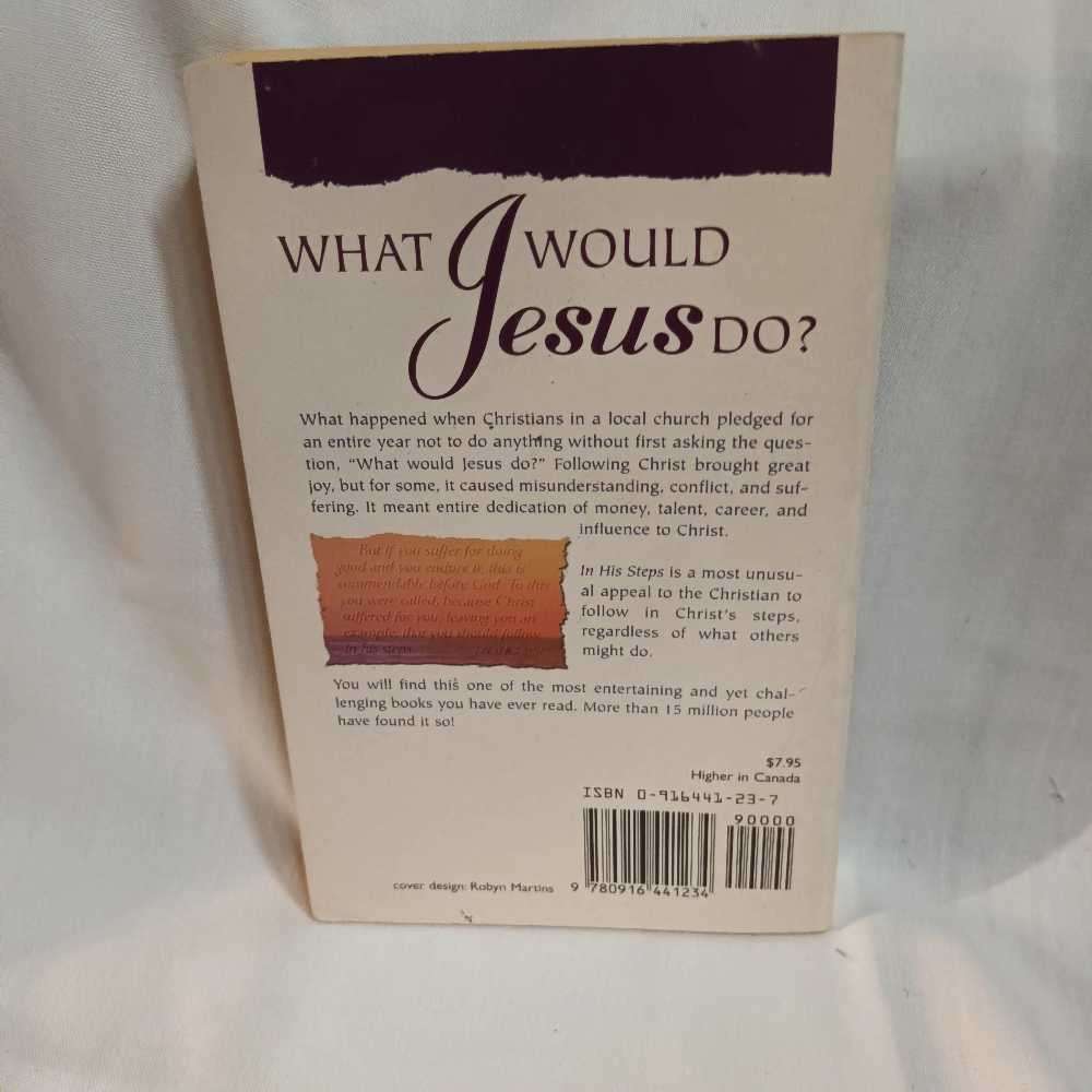 In His steps. Charles Sheldon. Christian books.