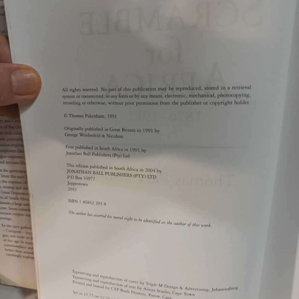 The Scramble for Africa. Thomas Pakenham