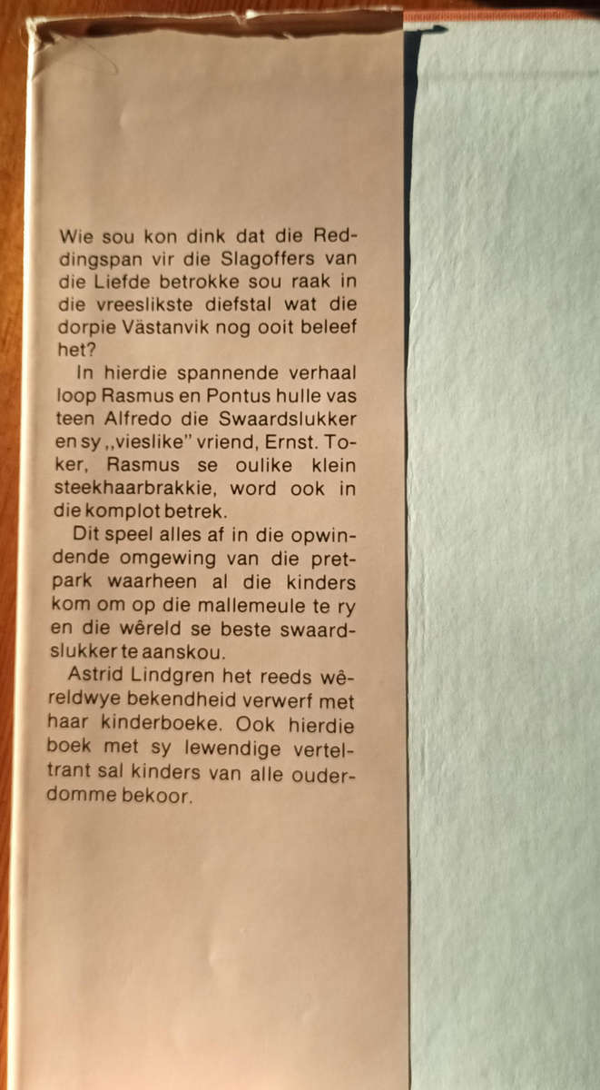 Rasmus en die Swaardslukker