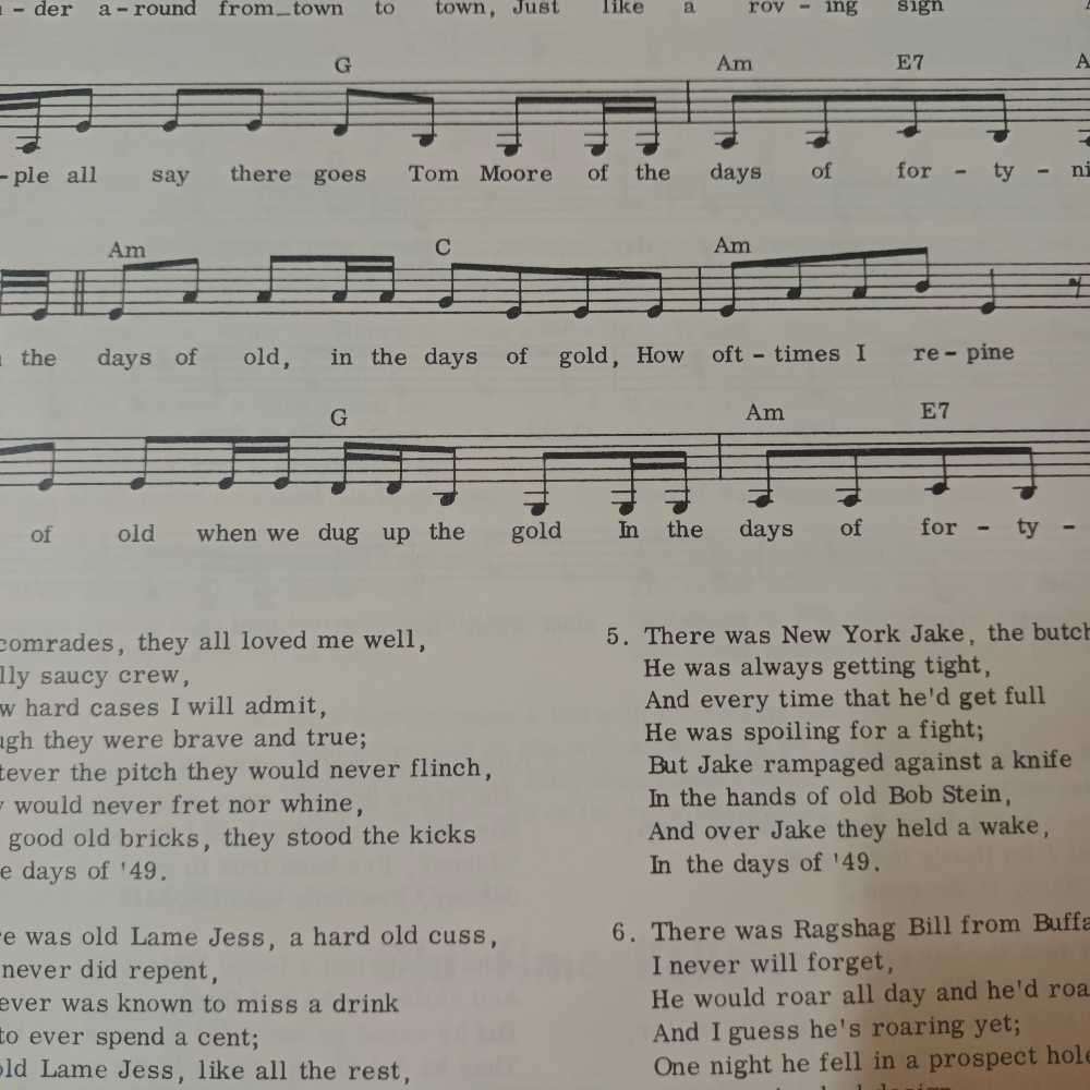 104 Folk Songs Sheet Music