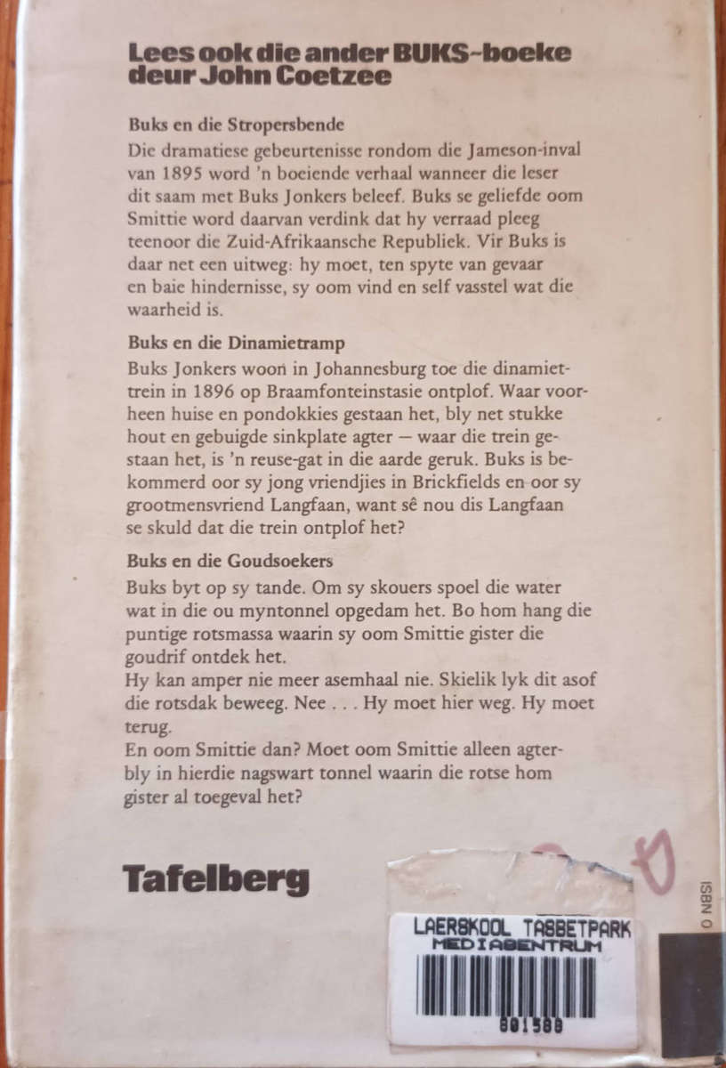 Buks en die Runderpes deur John Coetzee