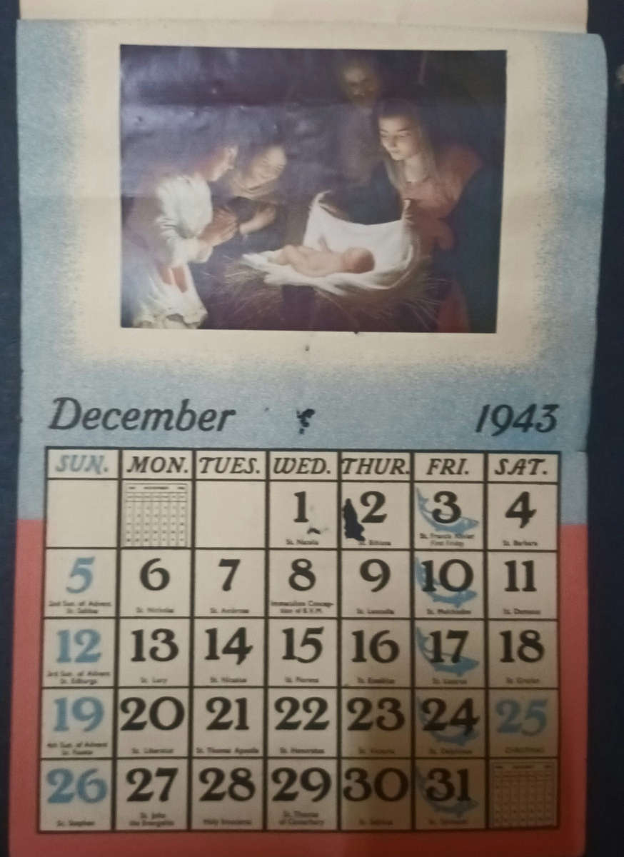 Home Art Calender 1943 (for the Catholic Home)
