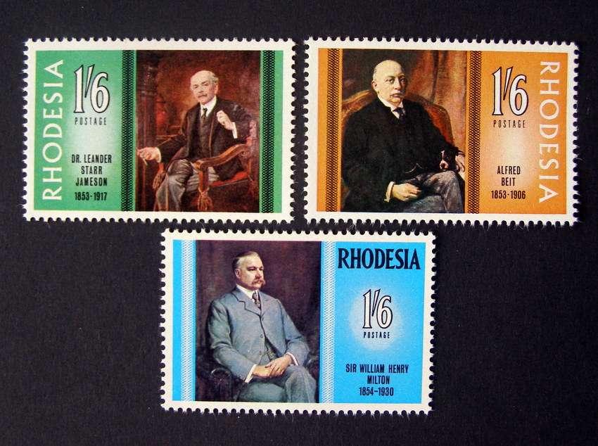 RHODESIA Mint - Famous Rhodesians 1967-69