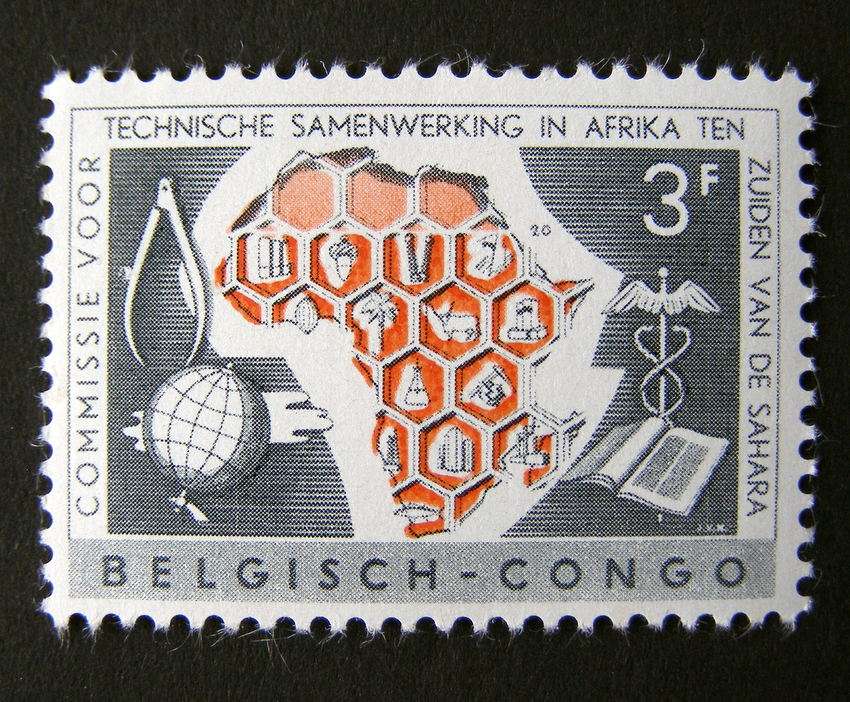 BELGIAN CONGO Mint Set - 10th Anniv. of African Technical Co-operation 1960