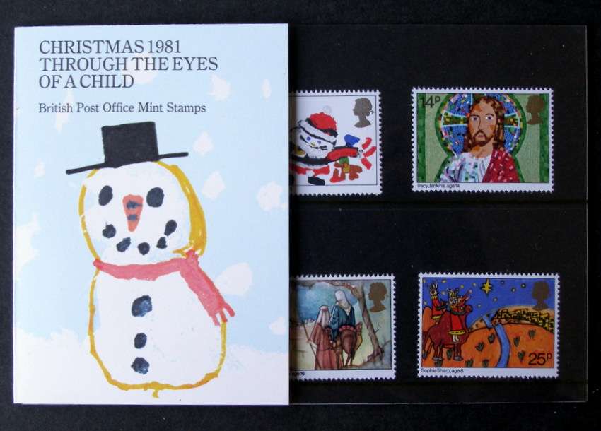 GREAT BRITAIN Mint Presentation Pack - Christmas: Children's Pictures 1981