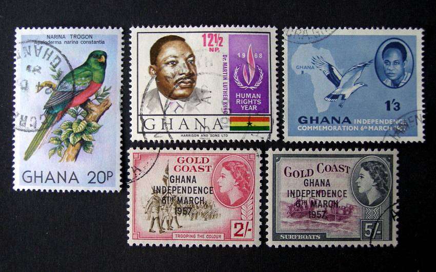 GHANA - Assorted Stamps