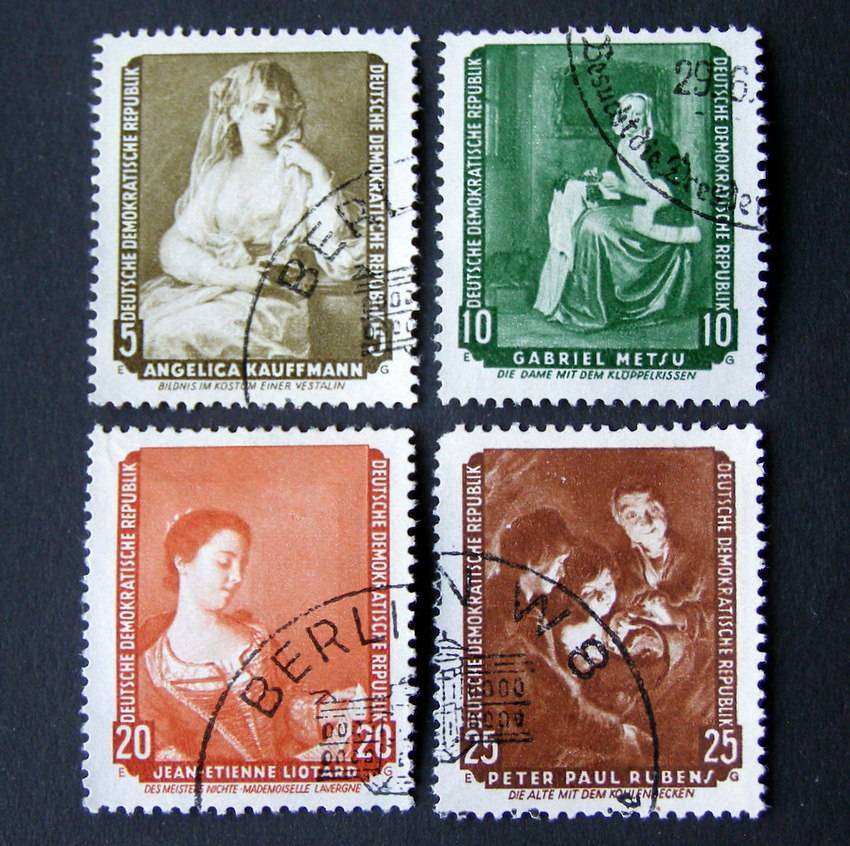 EAST GERMANY - Dresden Gallery Paintings 1959