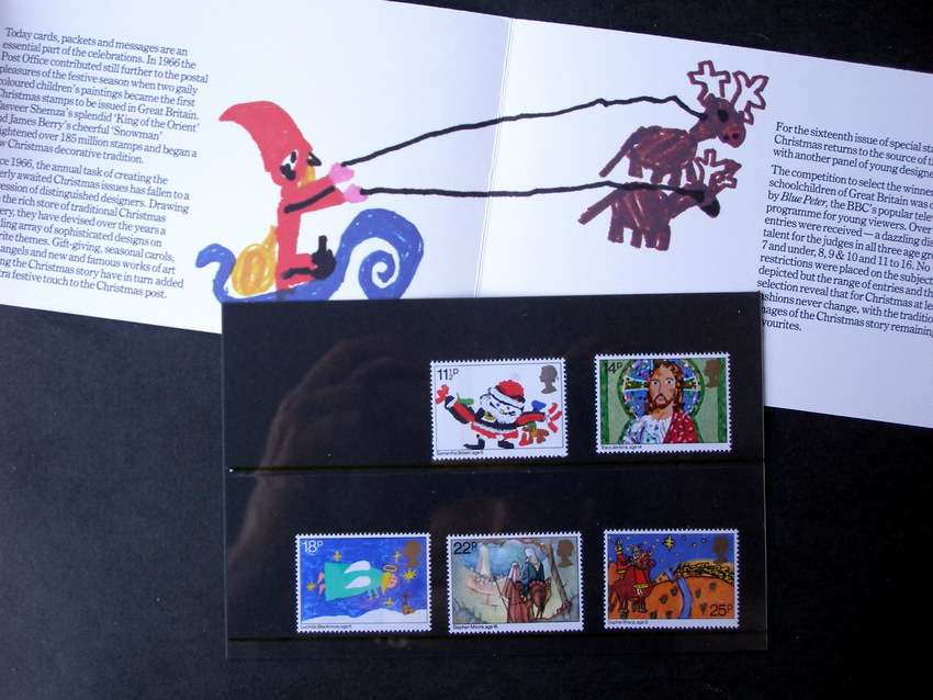 GREAT BRITAIN Mint Presentation Pack - Christmas: Children's Pictures 1981