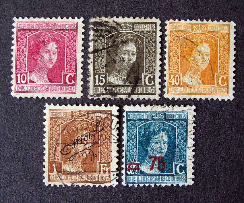 LUXEMBOURG - Grand Duchess Adelaide 1914-16