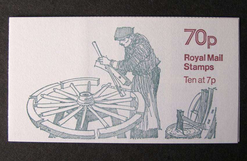 GREAT BRITAIN Mint Booklet - Country Crafts Series: Wheel-making 1978