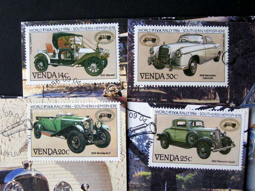 VENDA Maxi Card Set - Veteran Car Rally 1986