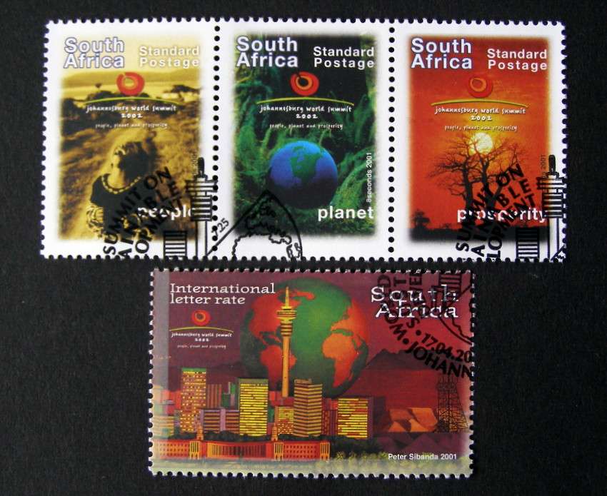 SOUTH AFRICA Set (CTO) - World Summit for Sustainable Development 2002