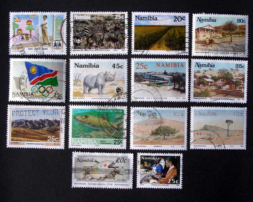 NAMIBIA - Assorted Stamps 1990-93