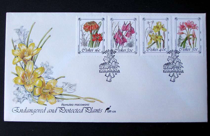 CISKEI Cover - Endangered and Protected Plants 1988 //Flowers