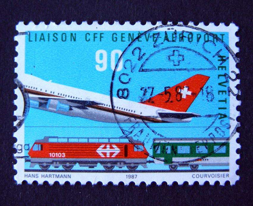 SWITZERLAND - Publicity 1987 //Aircraft