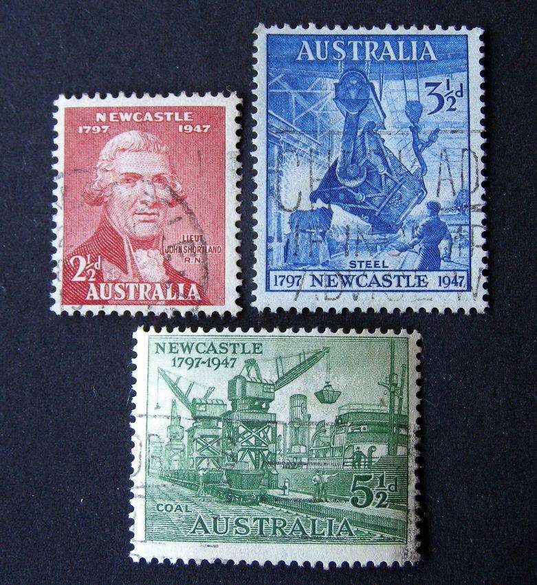AUSTRALIA Set - 150th Anniv. of Newcastle 1947