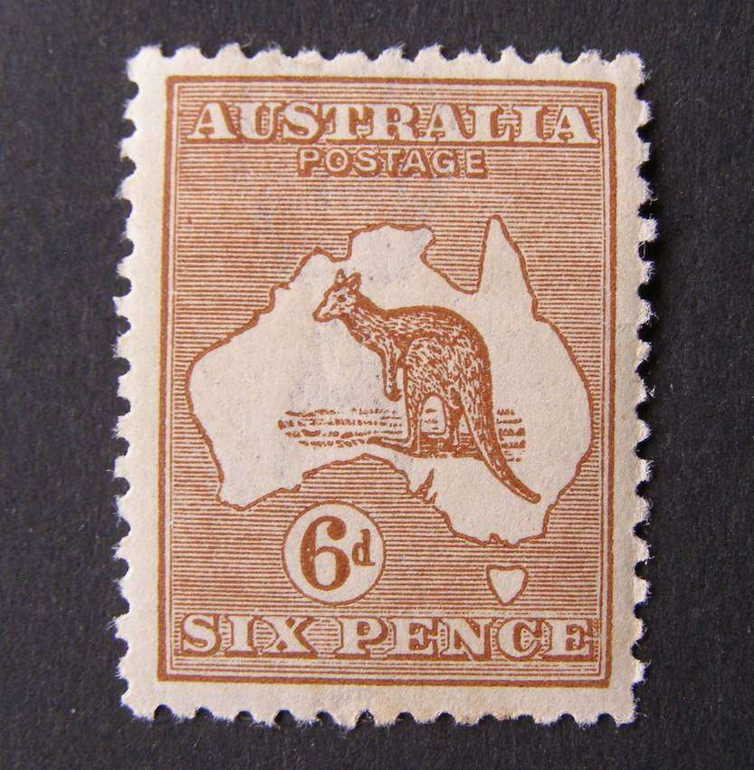 AUSTRALIA Mint* - Kangaroo (Wmk 6 - Crown A) 1923-24