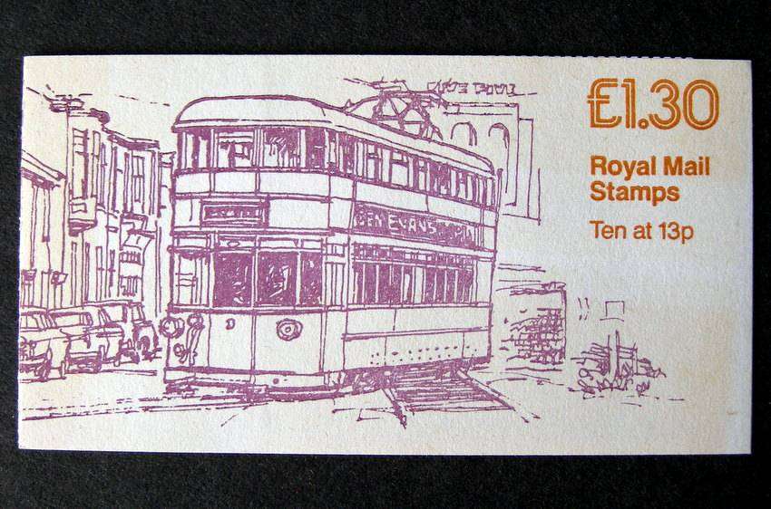 GREAT BRITAIN Mint Booklet - Trams Series: Swansea Mumbles Railway Car 1984