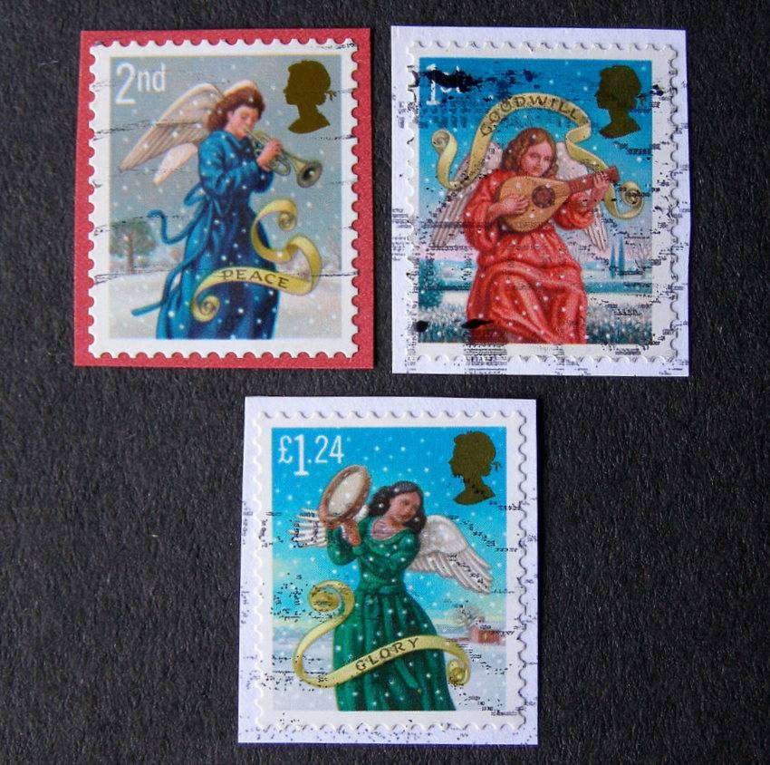 GREAT BRITAIN (on piece) - Christmas: 2nd Issue: Angels 2007